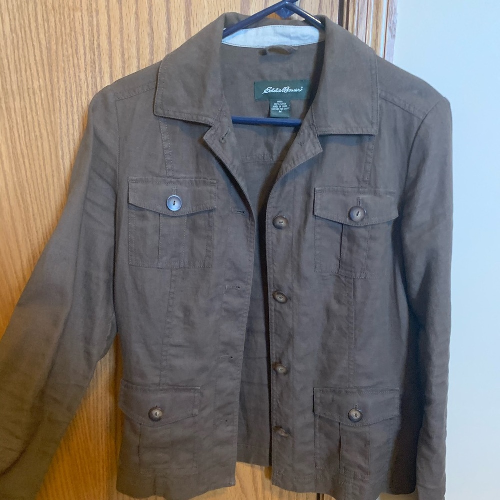 Eddie Bauer Linen Jacket
